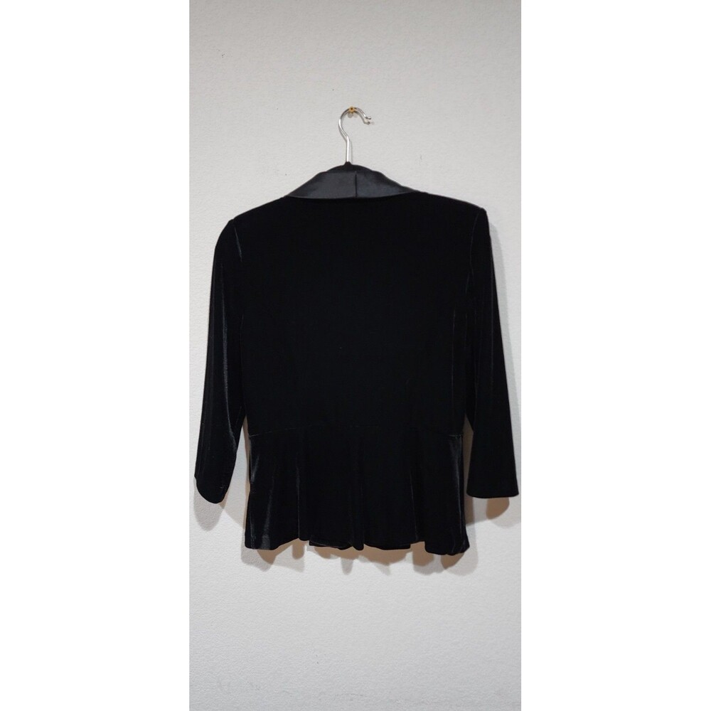 Alex Evenings Womens Velvet 2pc Set Size M Jacket & Pants NYE Holiday - Picture 12 of 16